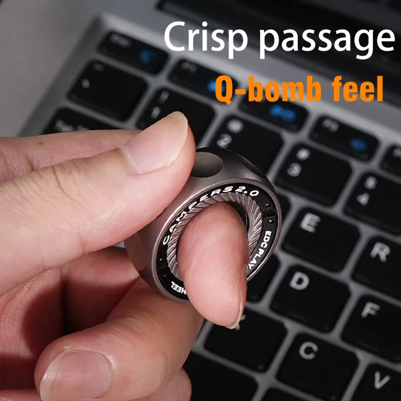 SPYSTAR Mechanic Ring Paragraph Fidget Spinner Fingertip Gyro Ratchet Magnetic Metal Adult anti Stress Toy Office Desk EDC