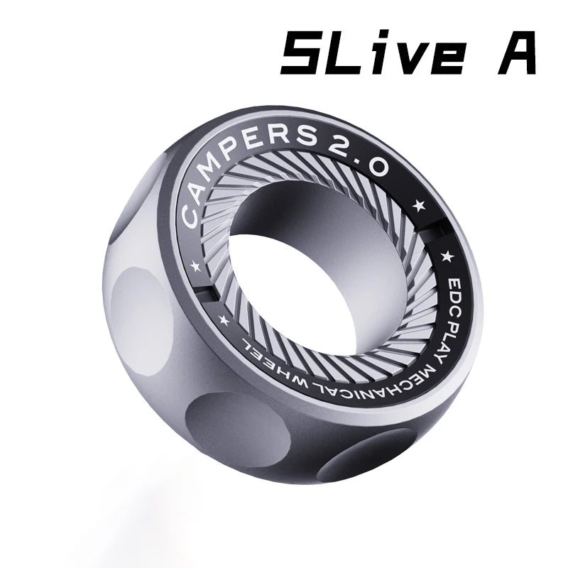 SPYSTAR Mechanic Ring Paragraph Fidget Spinner Fingertip Gyro Ratchet Magnetic Metal Adult anti Stress Toy Office Desk EDC